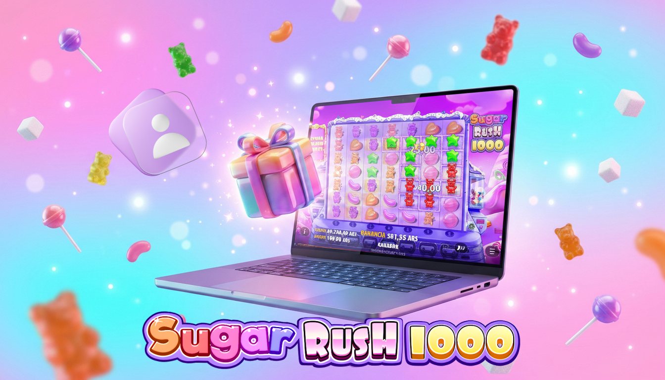 Tras registrarse, el jugador recibe bonos y giros gratis para empezar a jugar en Sugar Rush