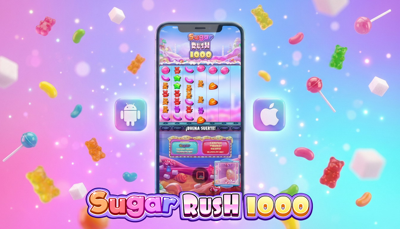 Sugar Rush funciona perfectamente en Android e iOS a través del navegador, sin necesidad de instalar ninguna aplicación