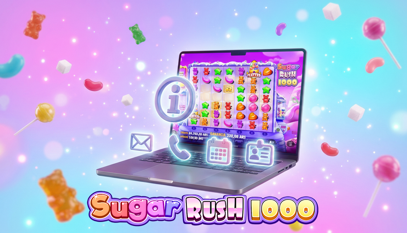 Para registrarte y jugar a Sugar Rush necesitas un correo electrónico, un número de teléfono y tu fecha de nacimiento