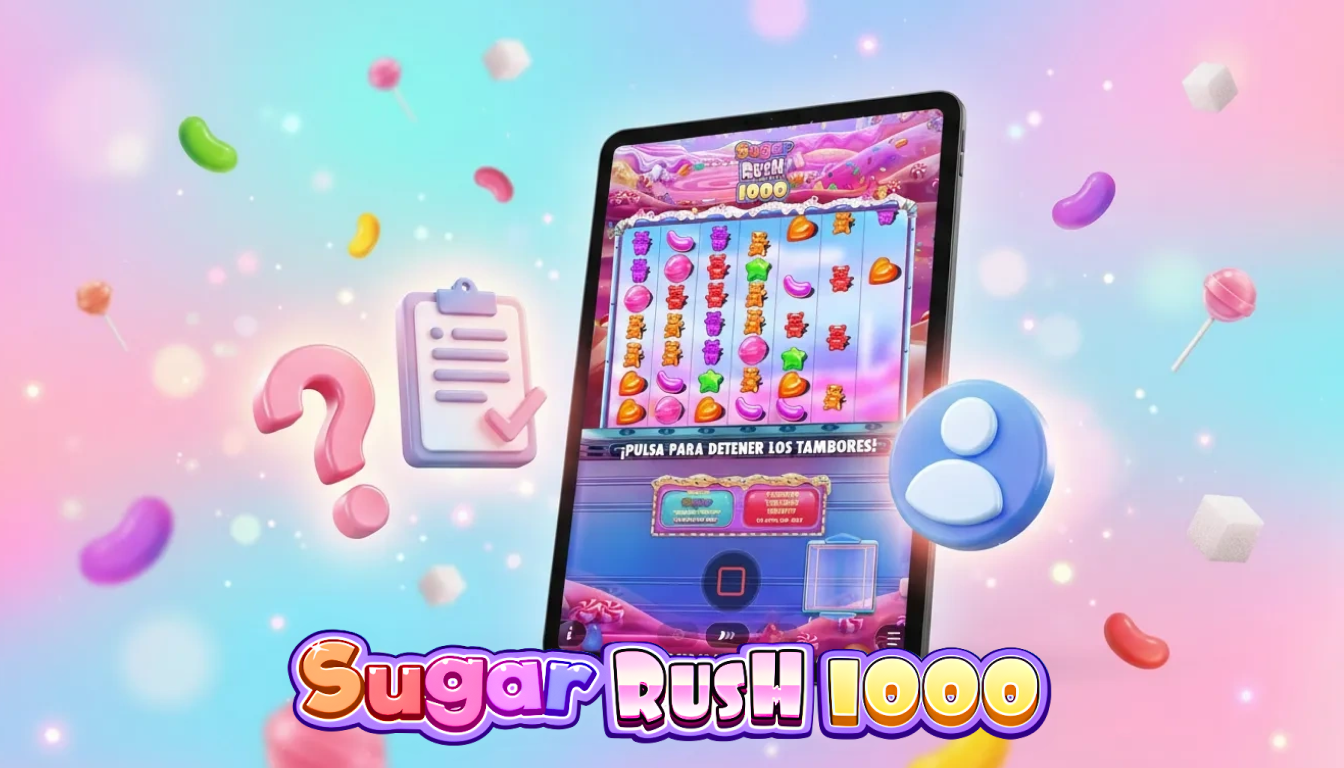Es necesario registrarse para acceder a los bonos, los depósitos, los retiros y el juego Sugar Rush