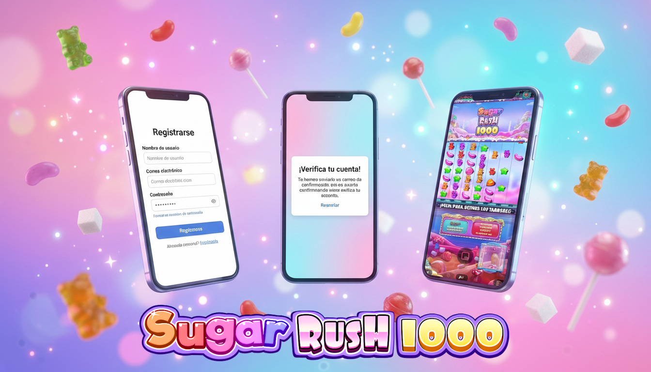 Para registrarse en el casino es necesario proporcionar datos personales y verificar la cuenta para poder jugar a Sugar Rush