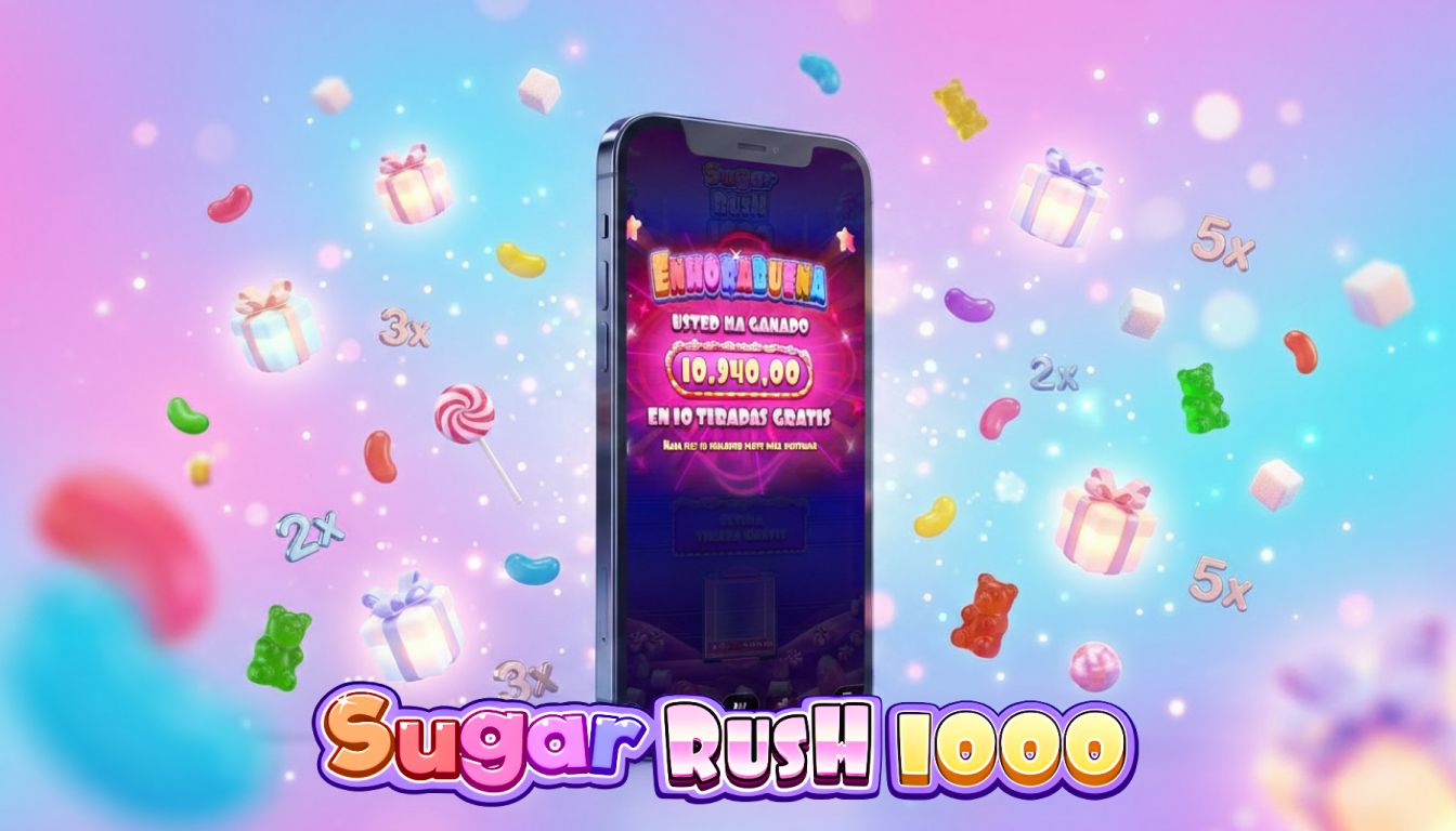 En Sugar Rush hay bonificaciones y giros gratis que potencian los multiplicadores y aumentan las posibilidades de ganar