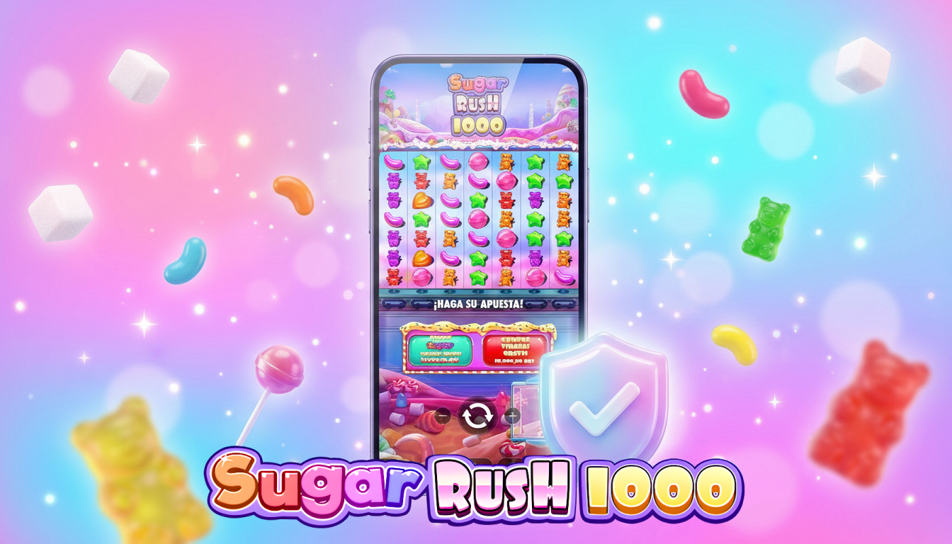 La versión móvil de Sugar Rush es segura gracias al cifrado que protege los datos de los jugadores